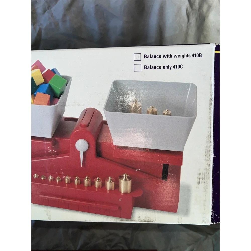 ETA Precision School Balance with Weights W/ Box Paperwork 410B Works Tested Fun
